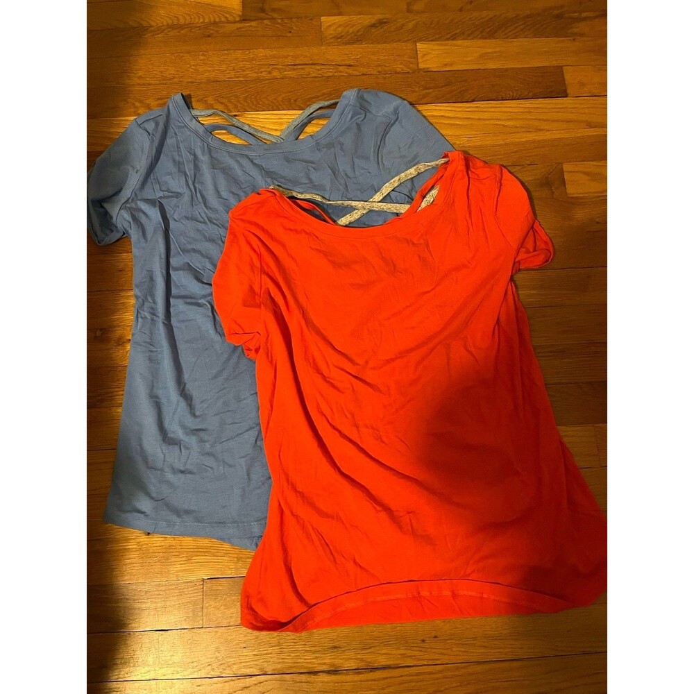 Bundle of 2 - CALIA by Carrie Underwood Womenโs Solid Scoop Neck Strappy Back XL